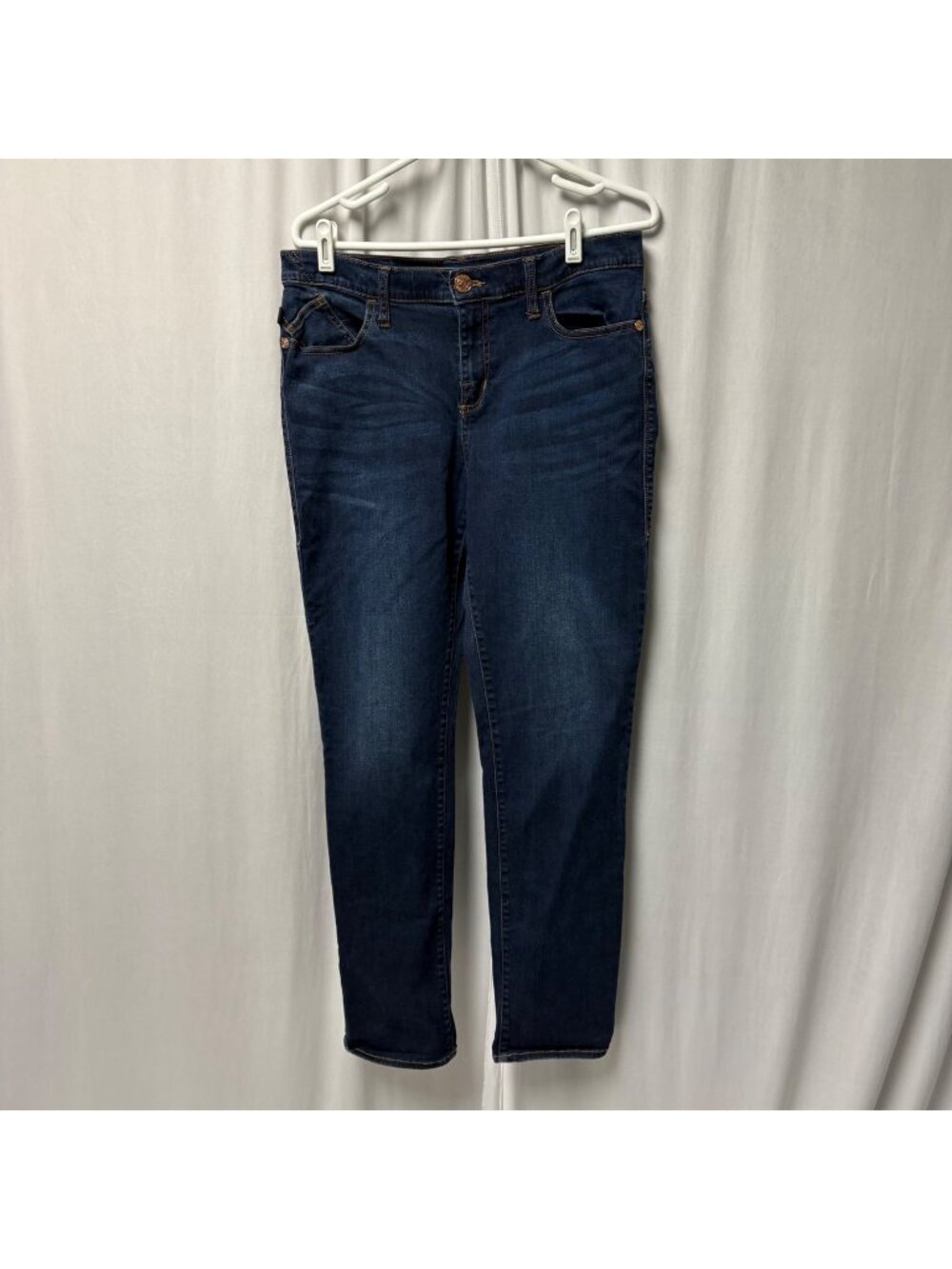 Rock & Republic Berlin Jeans Womens Size 16 Dark Wash Skinny Stretch Denim Pants